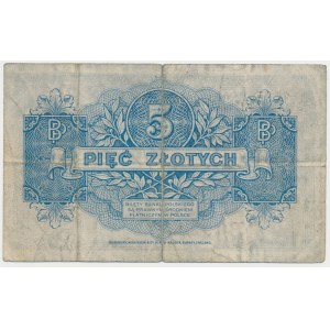 Londyn, 5 złotych 1939 - B - seria spoza puli archiwalnej