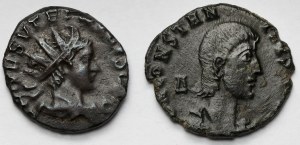 Cesarstwo Rzymskie, Antoninian i Follis - zestaw (2szt)
