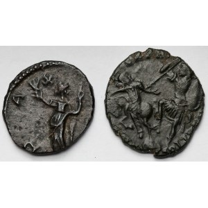 Cesarstwo Rzymskie, Antoninian i Follis - zestaw (2szt)