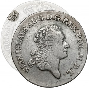 Poniatowski, Złotówka 1775 EB - rzadki