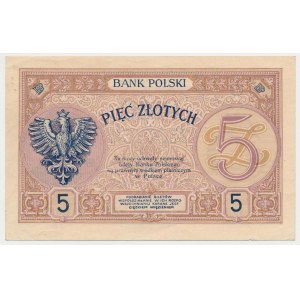 5 złotych 1919 - S.43.B. - PIĘKNA