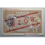 5 złotych 1924 - WZÓR - II EM. A