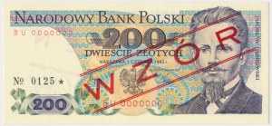 200 zł 1982 - MODEL - BU 0000000 - č. 0125