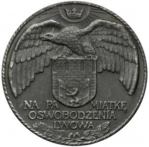 Medaille, Lviv - zum Gedenken an die Befreiung von Lviv 1915