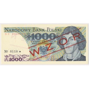 1.000 zł 1982 - WZÓR - DC 0000000 - No.0110