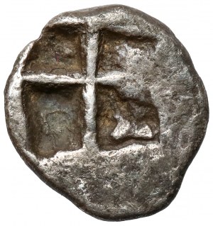 Řecko, Thrákie, Pantikapaion, Obol (475-400 př. n. l.)