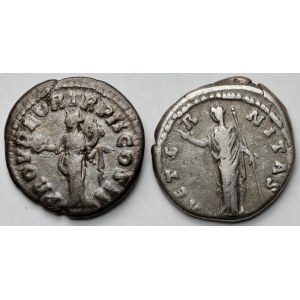 Cesarstwo Rzymskie, Lucjusz Werus i Faustyna - zestaw (2szt)
