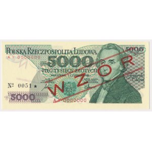 5.000 zł 1986 - WZÓR - AY 0000000 - No.0051