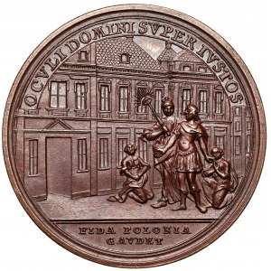 Poniatowski, Medal BRĄZ Porwanie króla 1771 r. (Oexlein)