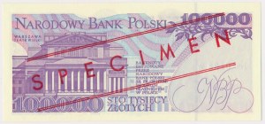 100 000 PLN 1993 - MODEL - A 0000000 - č. 0184