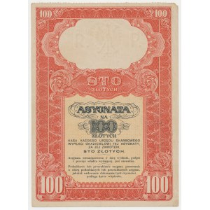 Asygnata Ministerstwa Skarbu (1939) - 100 złotych