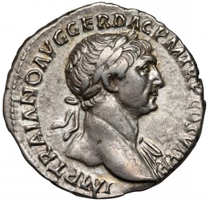 Trajan (98-117 n.e.) Denar - ładny