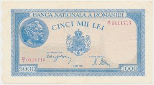 Romania, 5.000 Lei 1944