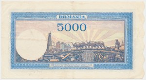 Roumanie, 5 000 Lei 1944
