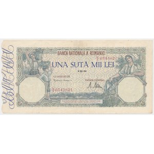 Rumunia, 100.000 Lei 1946