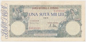 Romania, 100.000 Lei 1946