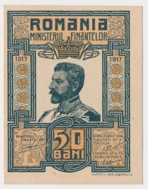 Rumunsko, 50 Bani 1917