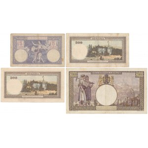 Romania, 5 - 2.000 Lei 1928-1941 (4pcs)