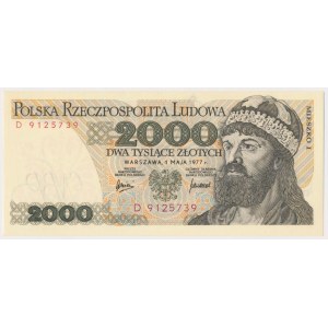 2.000 zł 1977 - D