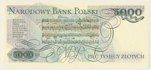 5,000 zloty 1982 - A