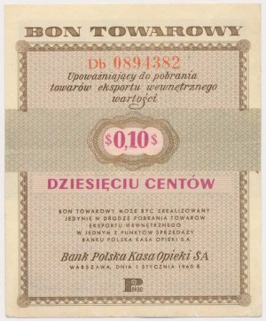 PEWEX 10 centesimi 1960 - Db