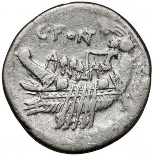 Republic, C. Fonteius (114-113 B.C.) Denarius