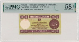 PEWEX 5 cents 1979 - HA - small