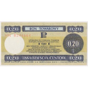 PEWEX 20 centów 1979 - HN - mały