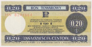 PEWEX 20 centov 1979 - HN - malé