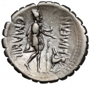 Republic, C. Mamilius Limetanus (82 B.C.) Denar serratus
