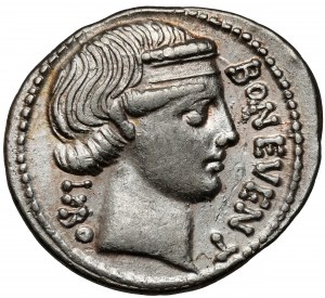 Repubblica, L. Scribonius Libo (62 a.C.) Denar