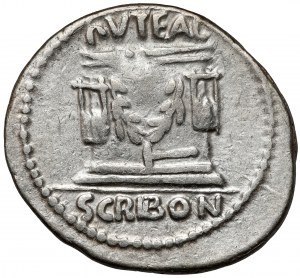 Repubblica, L. Scribonius Libo (62 a.C.) Denar