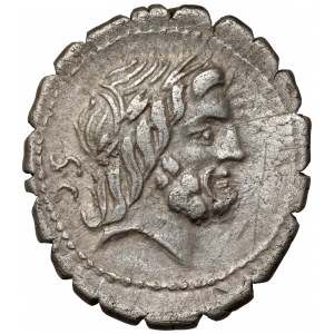 Republika, Q. Anto Balb Pr (83-82 p.n.e.) Denar Serratus