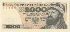 2,000 zl 1977 - E