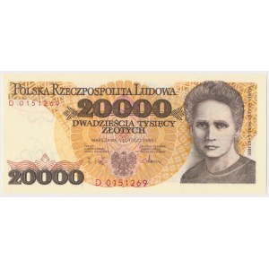 20.000 zł 1989 - D