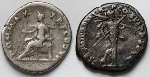 Römisches Reich, Vespasian und Trajan - Denare - Satz (2 St.)