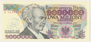 2 miliony PLN 1992 - B