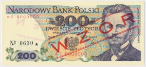 200 zloty 1979 - MODEL - AS 0000000 - No.0630