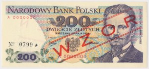 200 zloty 1976 - MODEL - A 0000000 - No.0799