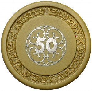 Bezplatný žetón mesta Danzig, kasíno SOPOT (Zoppot) - 50 guldenov