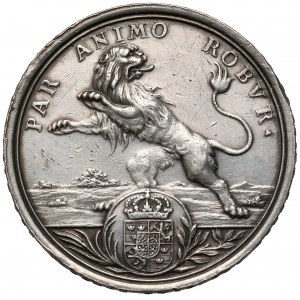 Szwecja, Karol XII, Medal bez daty (1703-1706) - PAR ANIMO ROBVR