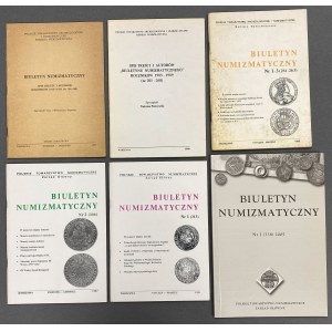 Biuletyn Numizmatyczny 1990-2005 + Spisy (6szt)