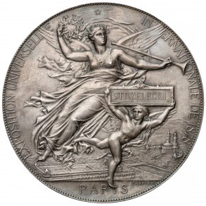 Francja, Medal 1878 - Exposition Universelle - dla Polaka - Strzelecki