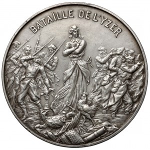 Francja, Medal bez daty (~1914) - Bataille de l'Yser