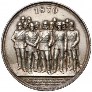 Nemecko, Prusko, Viliam I., medaila Vzostup ríše 1871 (Kullrich / Loos)
