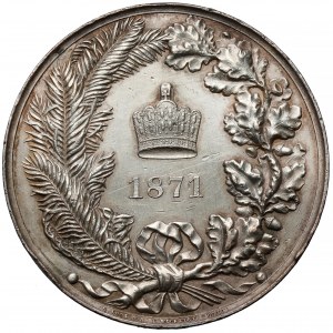 Nemecko, Prusko, Viliam I., medaila Vzostup ríše 1871 (Kullrich / Loos)