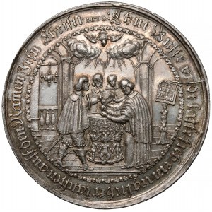 Niemcy (?) Medal religijny - Chrzest Chrystusa