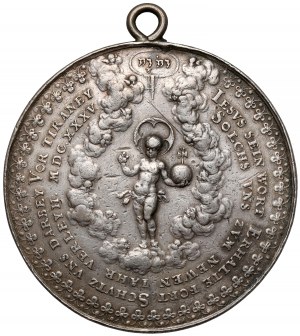 Sebastian Dadler, Religiöse Medaille - Anbetung der Heiligen Drei Könige (1635)