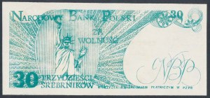 Solidarité, 30 pièces d'argent 1981 - Jaruzelski