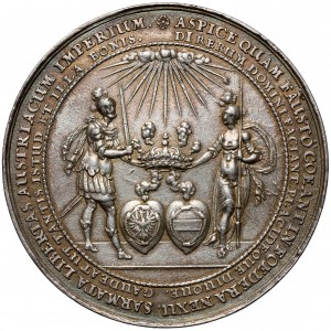 Władysław IV Waza, Medal zaślubinowy (1635 r.) - stary ODLEW